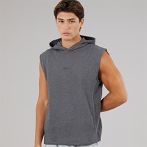 Reebok Herre Basketball Hættetrøje Ærmeløs Dark Heather Grey