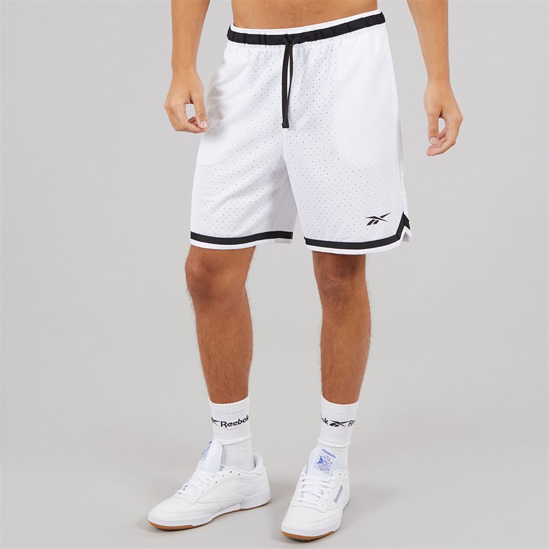 Reebok Herre Reebok Basketball 7 tommer Overgang Shorts Hvid