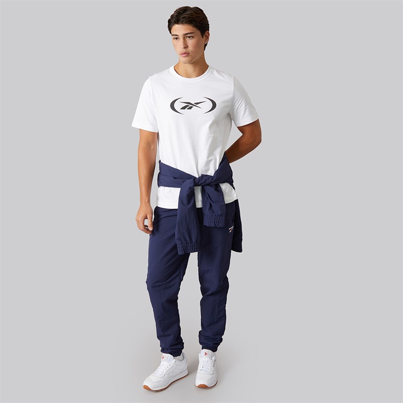Reebok Herren Basketball T Shirt Weiss
