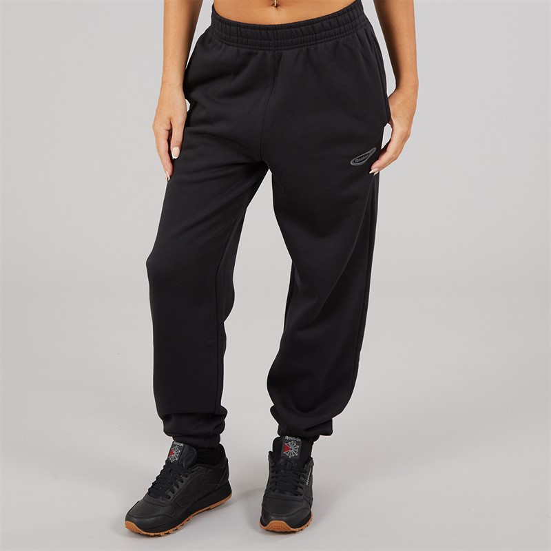 Reebok Damen Identität Energie Marke Stolz Jogger Schwarz