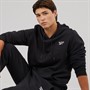 Reebok Herren Reebok Identity Kleines Logo Fleece Hoodie Schwarz