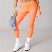 Reebok Damen Team 7/8 Hohe Taille Enge Leggings Supercharged Coral