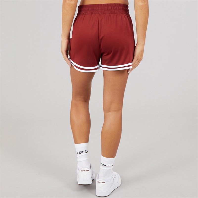 Reebok Damen ID Train Knit Shorts Rich Maroon