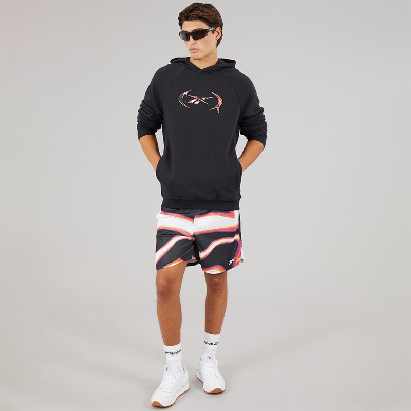 Reebok Herren Reebok Basketball Grafik 7 Zoll Transition Shorts Heat Wave