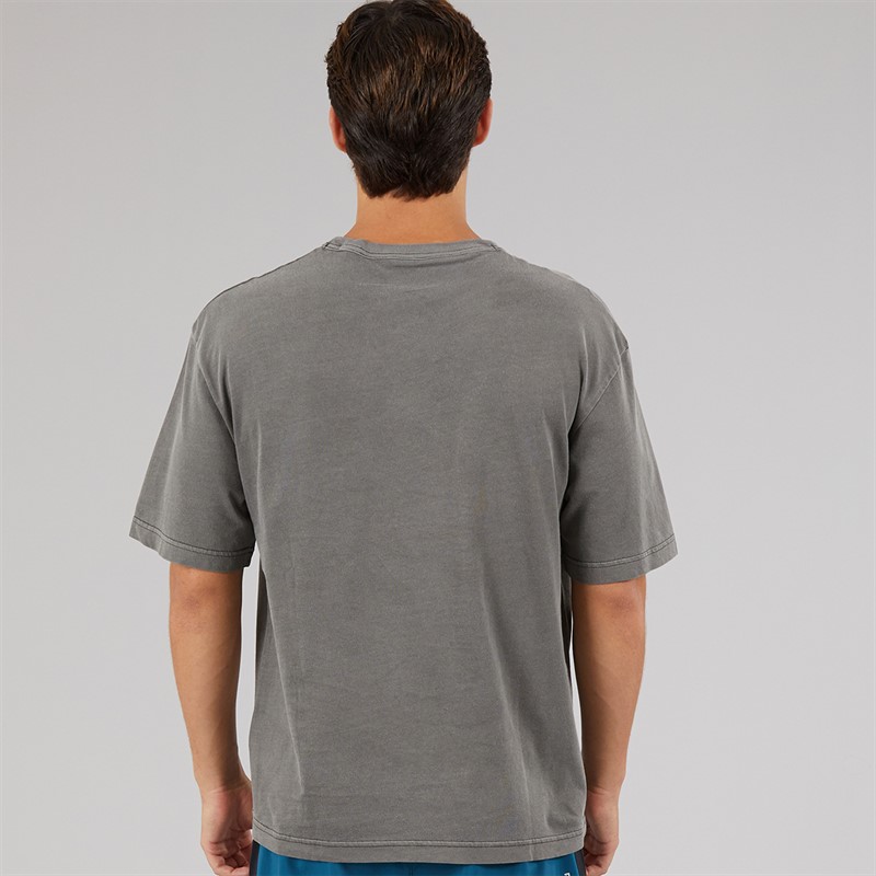 Reebok Herren Identity Gewaschenes T-Shirt Schwarz