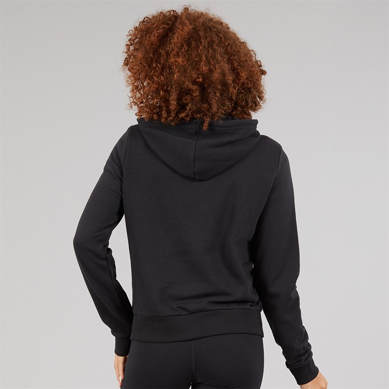 Reebok Damen Reebok Identity Kleines Logo Französischer Frottee Kapuzenpullover Schwarz