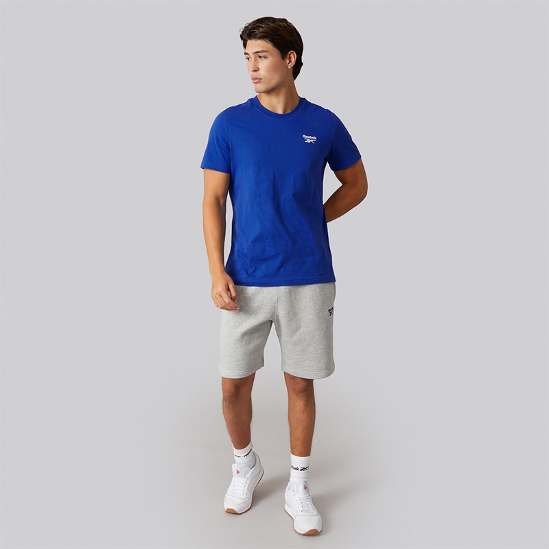 Reebok Herren Reebok Identity Kleines Logo T Shirt Boundless Blue