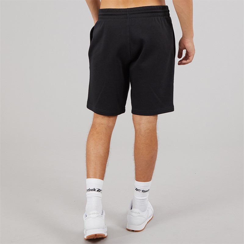 Reebok Herren Reebok Identity Kleines Logo Fleece Shorts Schwarz