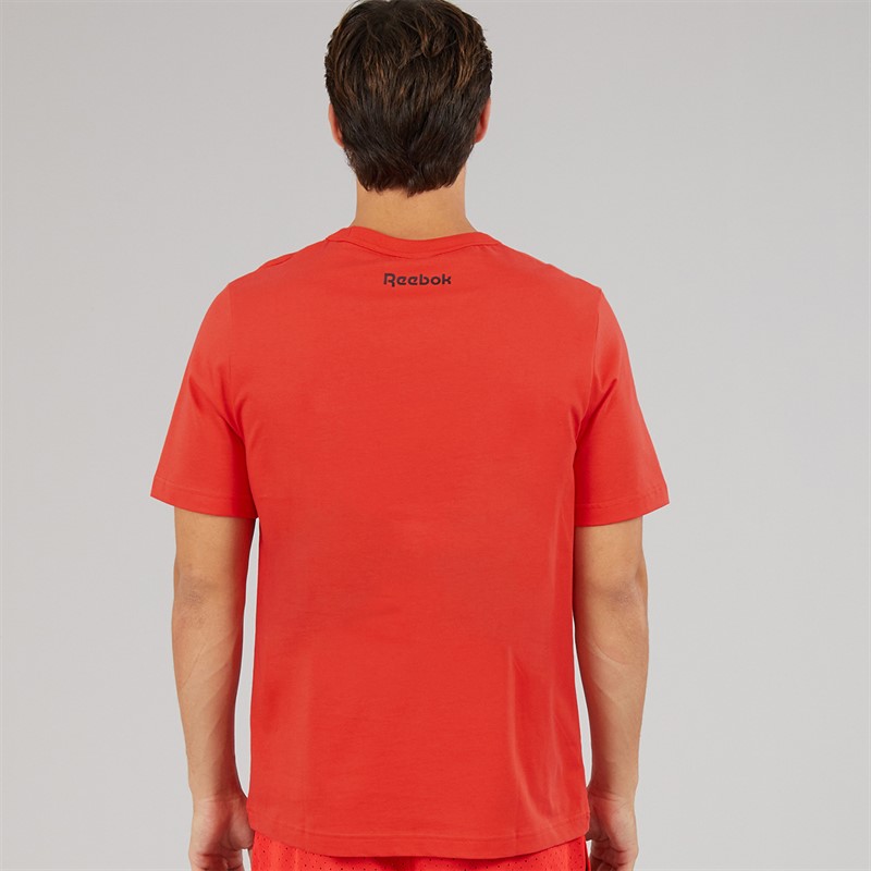 Reebok Herren Reebok Basketball T Shirt Energy Red