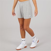 Reebok Damen Reebok Identity Kleine Logo Französisch Frottee Shorts Medium Grey Heather