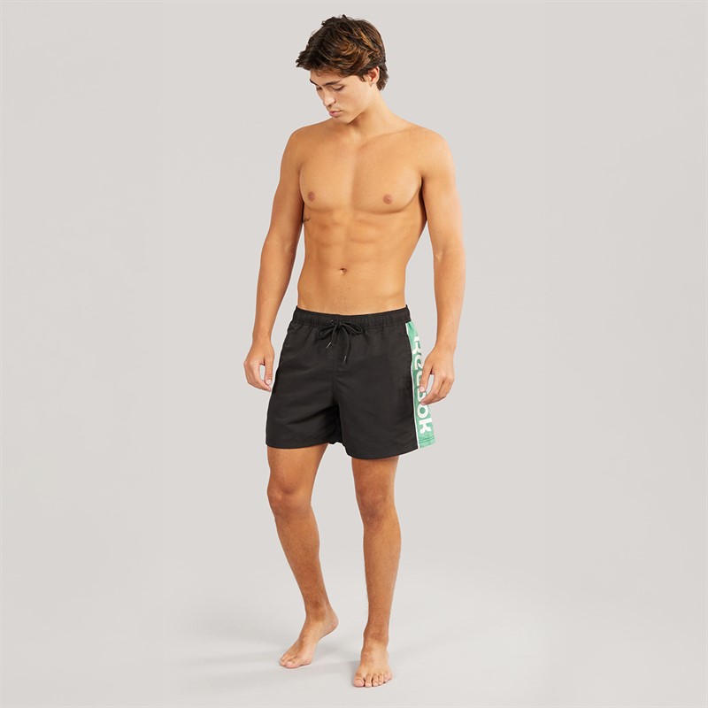 Reebok Herren Reuben Badeshorts Schwarz