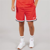 Reebok Herren Reebok Basketball 7 Zoll Transition Shorts Energy Red/Weiss