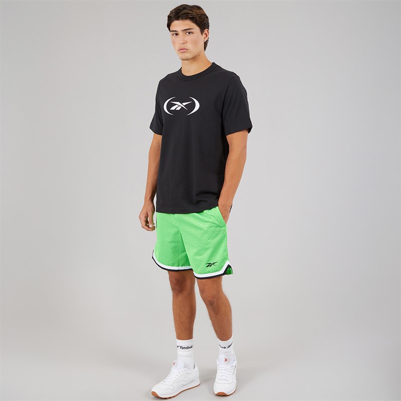 Reebok Herre Reebok Basketball 7 Tommer Overgang Shorts Solar Lime