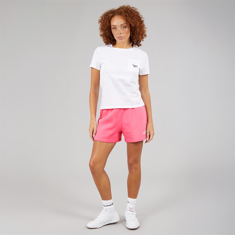 Reebok Dame Identitet Energi Brand Stolt Shorts True Pink