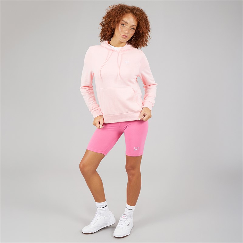 Reebok Dame Reebok Identity Lille Logo French Terry Hoodie Frosted Berry