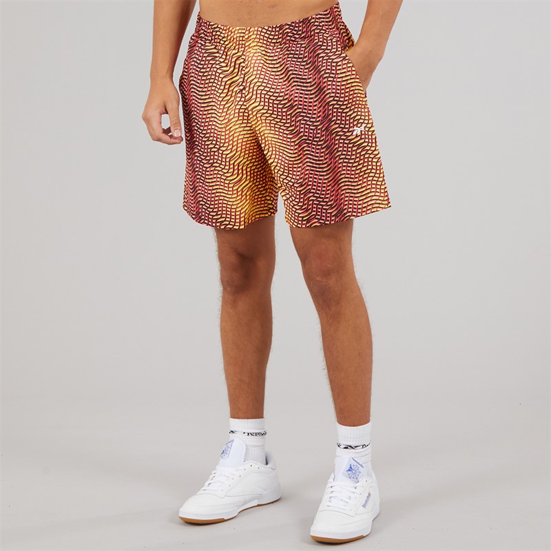 Reebok Herren Athlet Hype Farbe Shorts Electric Yellow