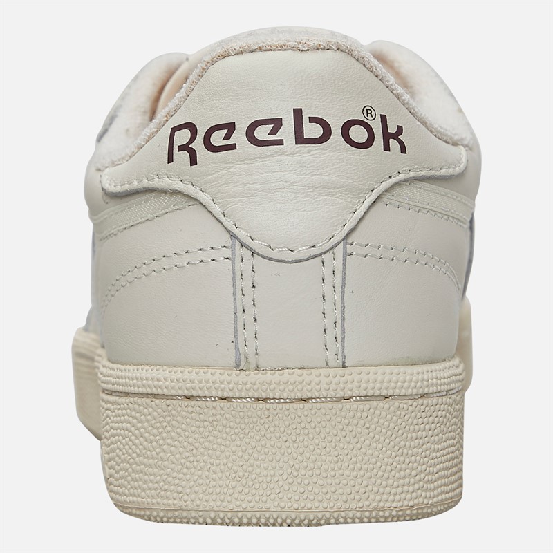 Reebok Club C 85 Vintage Trainers Chalk/Alabaster/Maroon