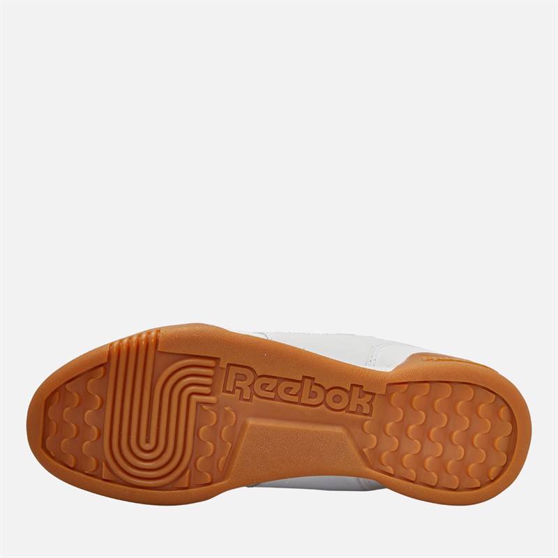 Reebok Workout Plus Trainers White/Carbon/Classic Red/Reebok Royal Gum