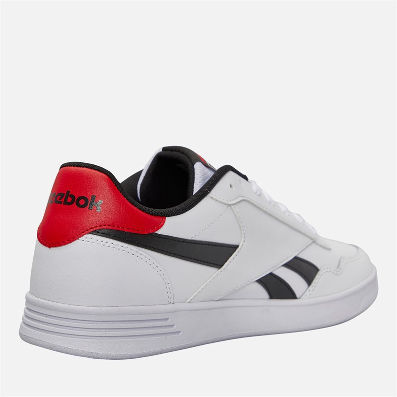 Reebok Court Advance Trainers White/Black/Vector Red