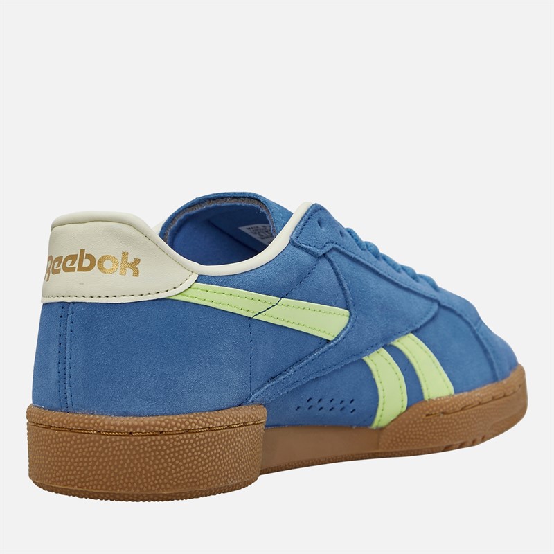 Reebok Club C Grounds Uk Trainers Kinetic Blue/Astro Lime/Vintage Chalk