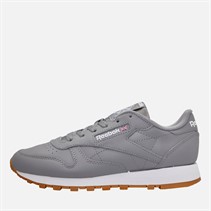Reebok Classic Leather Trainers Pure Grey/White/Grey