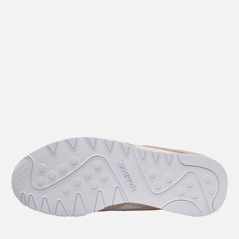 Reebok Womens Classic Nylon Trainers Pink Stucco/Footwear White/Footwear White Pink/White/White