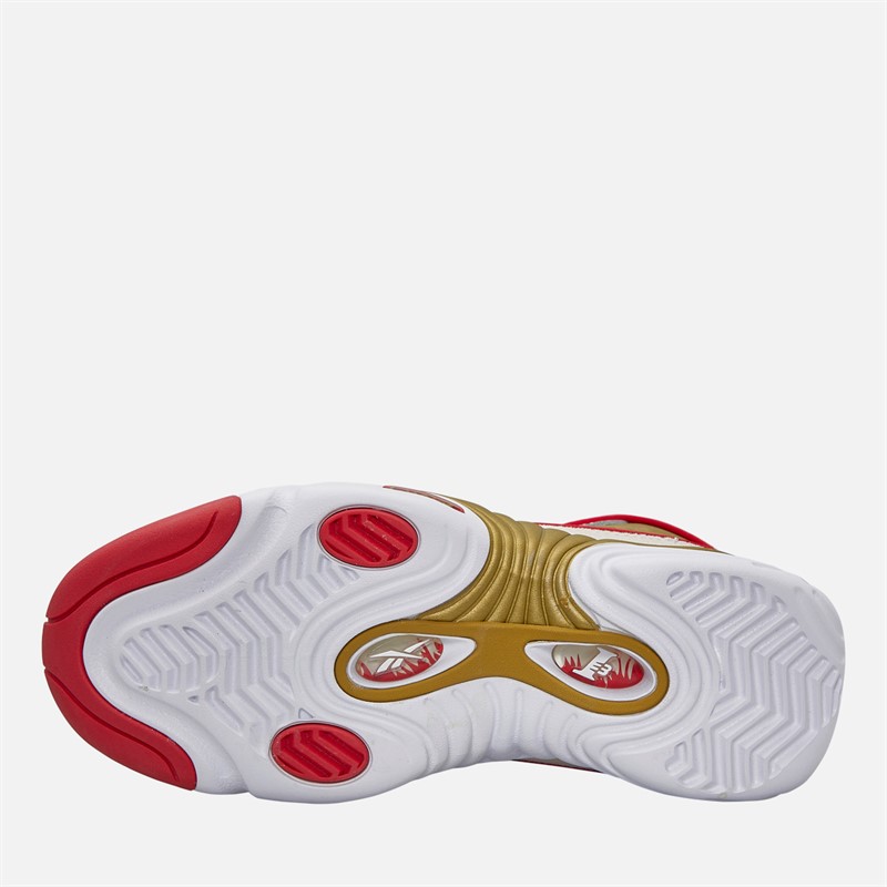 Reebok Answer III Trainers White/Vintage Chalk/Vector Red