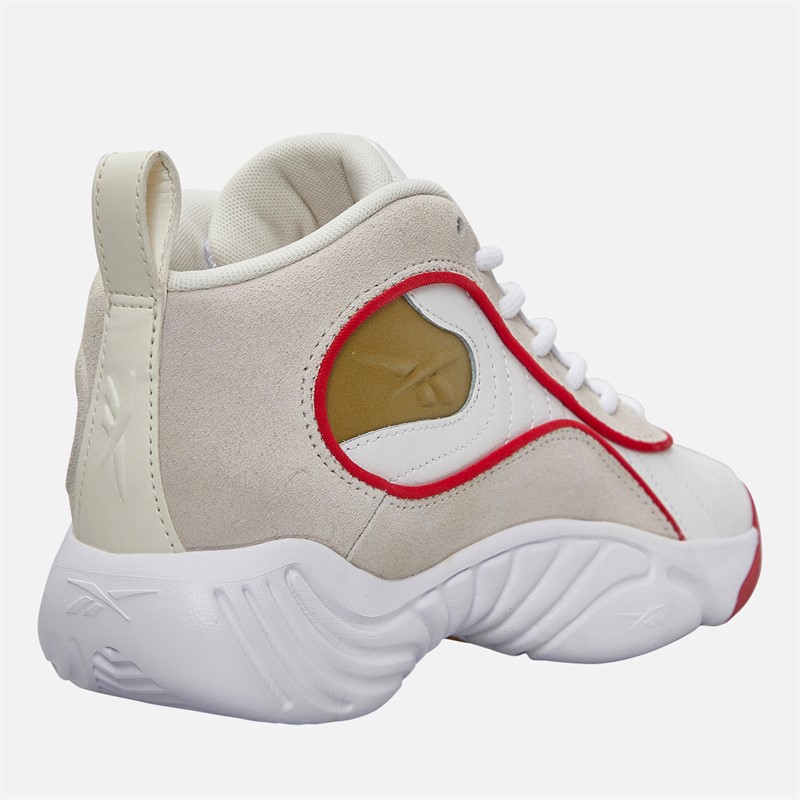 Reebok Answer III Trainers White/Vintage Chalk/Vector Red