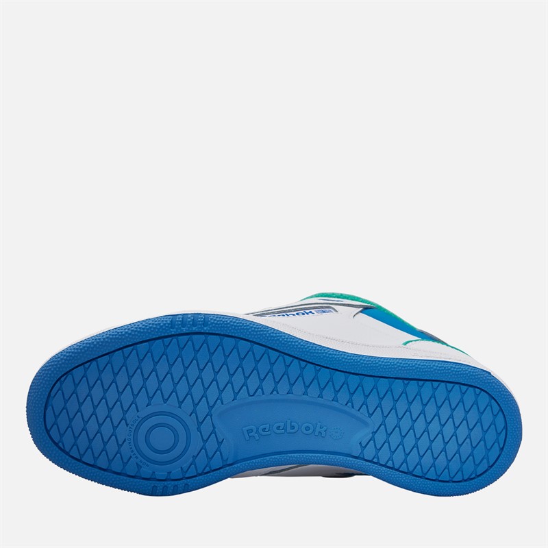 Reebok Club C Bulc Trainers White/Unleashed Green/Kinetic Blue