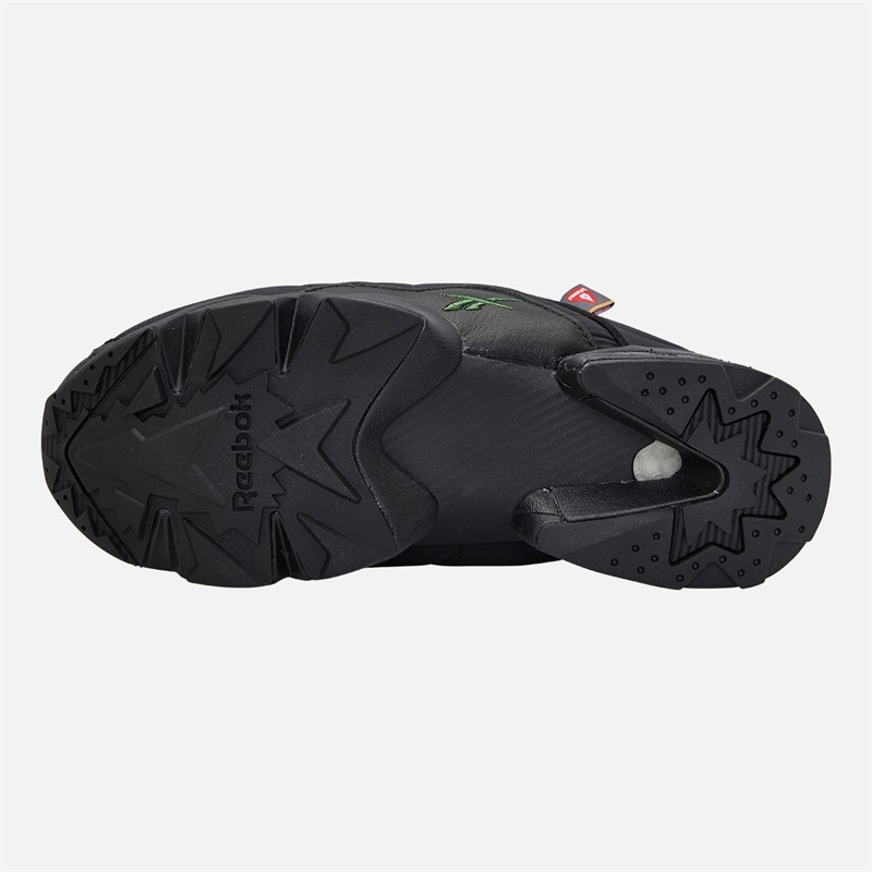 Reebok X South2 West8 Instapump Fury Mule Trainers Black/Black/Green
