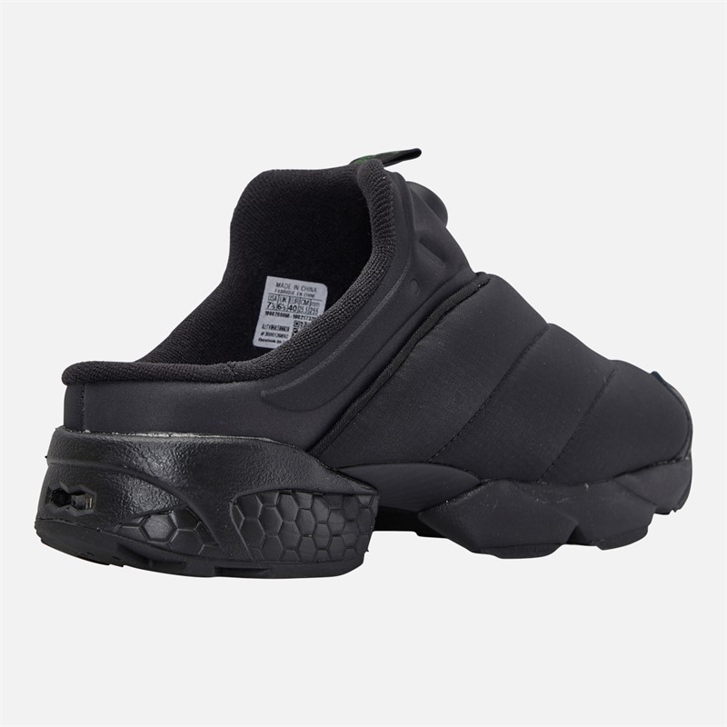 Reebok X South2 West8 Instapump Fury Mule Trainers Black/Black/Green
