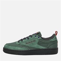 Reebok Club C 85 Trainers Escape Green/Grey/Pump Orange