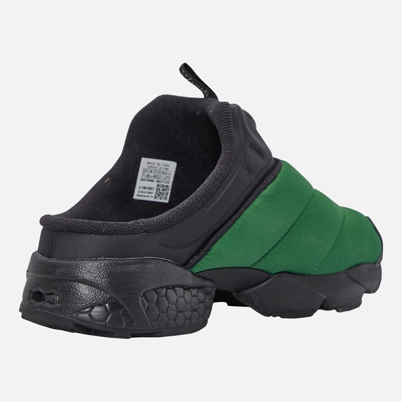 Reebok X South2 West8 Instapump Fury Mule Trainers Green/Black/Black