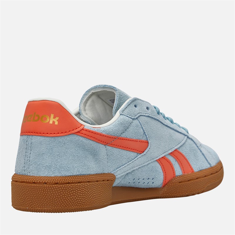 Reebok Club C Grounds UK Trainers Soft Blue/Supercharged Coral/Gum
