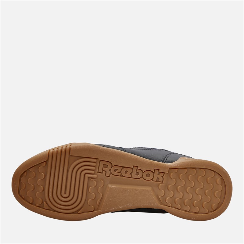 Reebok Workout Plus Trainers Black/Carbon/Classic Red/Reebok Royal Gum