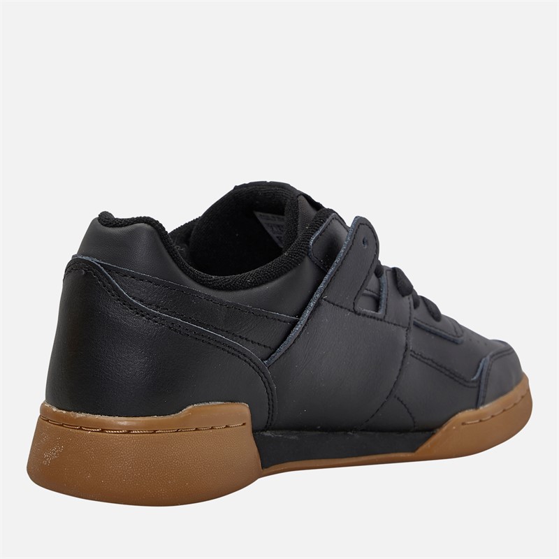 Reebok Workout Plus Trainers Black/Carbon/Classic Red/Reebok Royal Gum