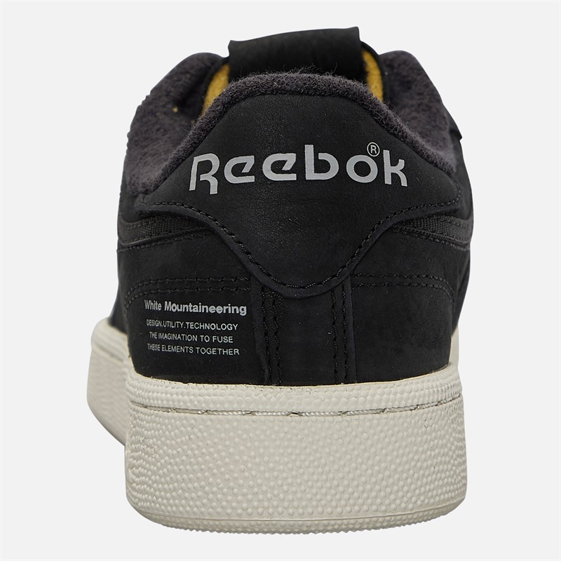 Reebok X White Mountaineering Club C 85 Trainers Black/Chalk/Grey