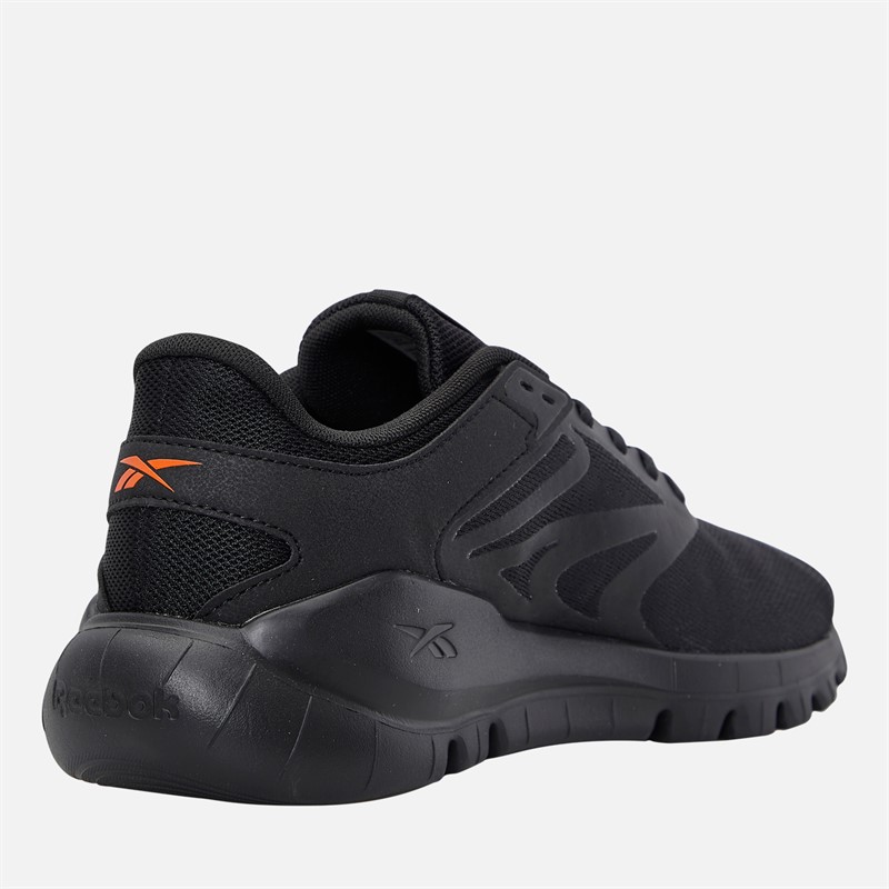 Reebok Split Flex Training Shoes Black/Pump Orange/Washed Black