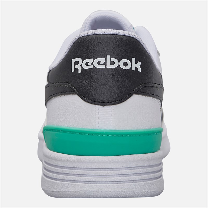 Reebok Court Advance Clip Trainers White/Black/Team Teal