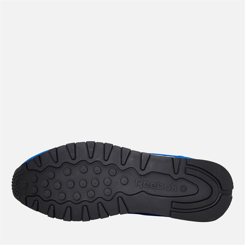 Reebok Classic Leather Trainers Boundless Blue/Chalk/Grey 3