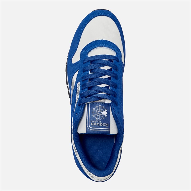 Reebok Classic Leather Trainers Boundless Blue/Chalk/Grey 3
