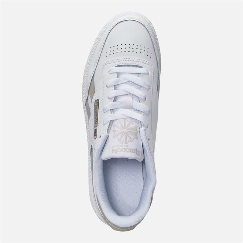 Reebok Womens Club C Revenge Trainers White/White/Moonstone