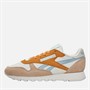 Reebok Womens Classic Leather Trainers Chalk/Washed Clay/Soft Blue