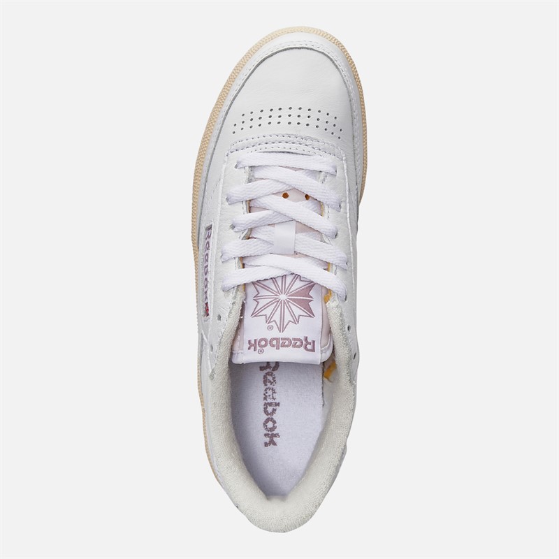 Reebok Womens Club C 85 Vintage Trainers White/Chalk