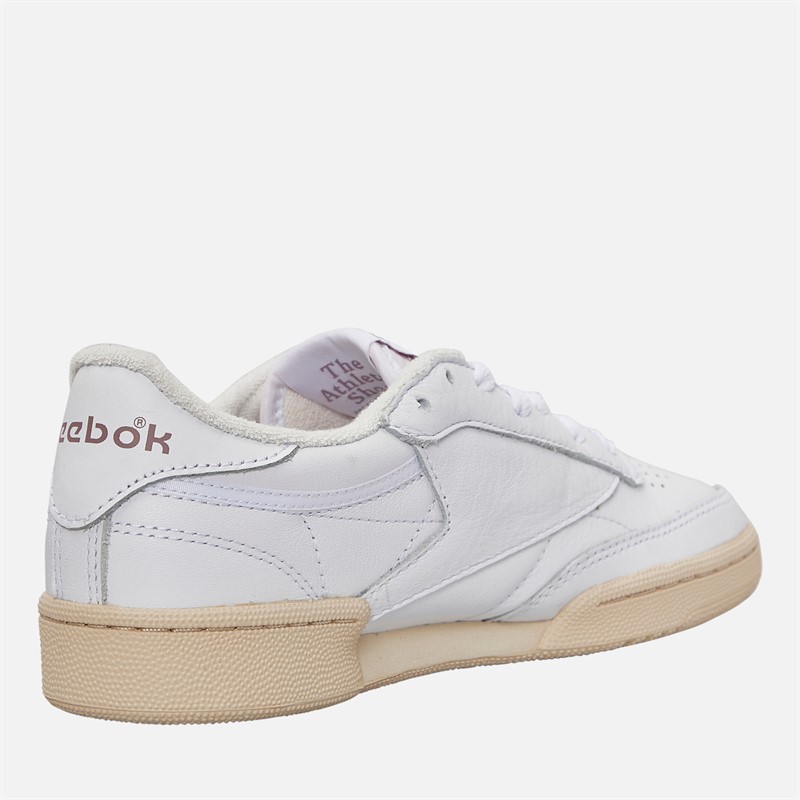 Reebok Womens Club C 85 Vintage Trainers White/Chalk