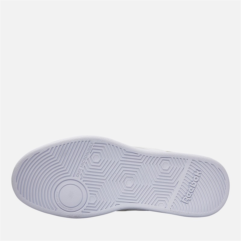 Reebok Womens Court Advance Trainers White/White/Gold