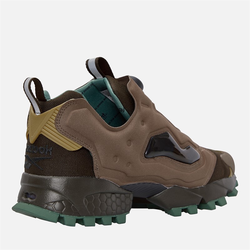 Reebok Instapump Fury 94 Cordura Trainers Dark Matte/Utility Brown/Khaki Brown