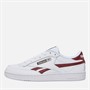 Reebok Club C Revenge Trainers White/Rich Marooon/White