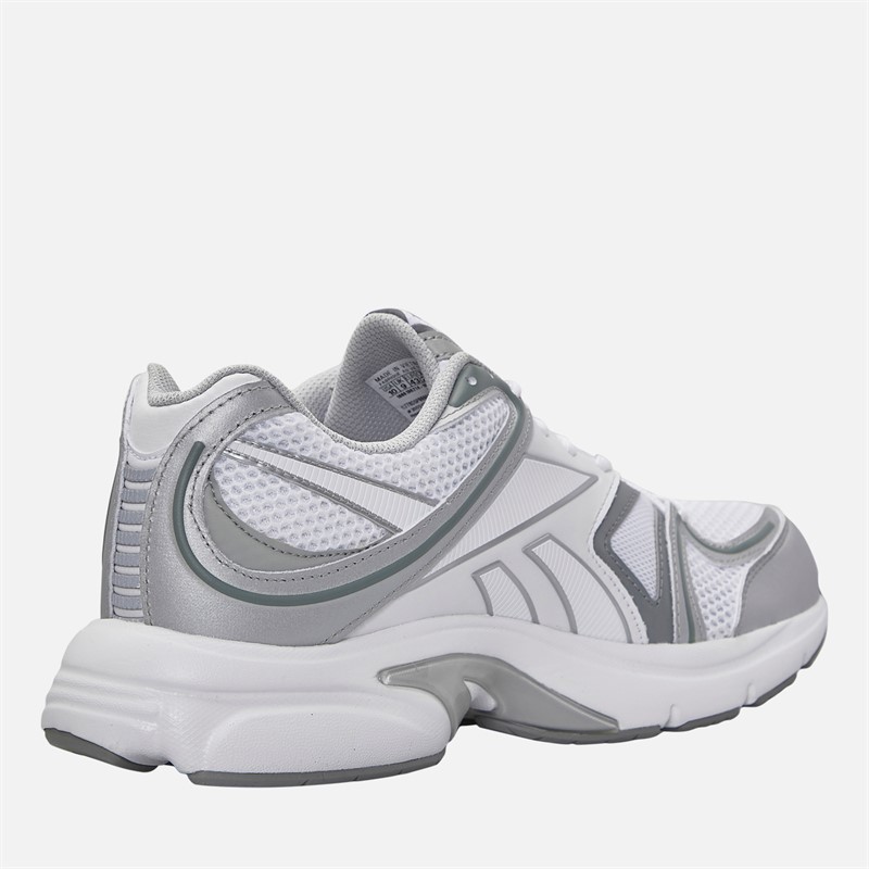 Reebok RBK Premier Road Plus VI Trainers White/Grey/Silver Metallic