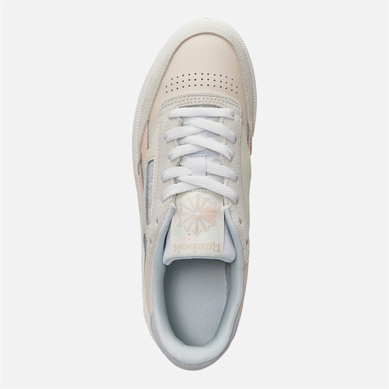 Reebok Womens Club C Revenge Trainers Tapioca/Washed Clay/Moon